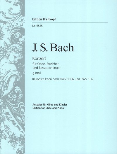 J.S. Bach: Oboenkonzert g-moll, ObStrBc (KlavpaSt)