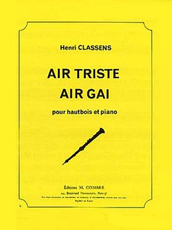 H. Classens: Air gai - Air triste, ObKlav (KlavpaSt)
