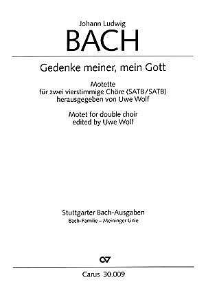 J.L. Bach: Gedenke meiner, mein Gott G-Dur