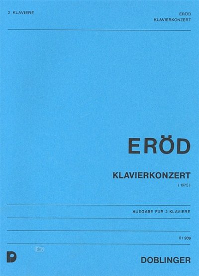I. Eröd: Konzert op. 19, 2Klav (KA)