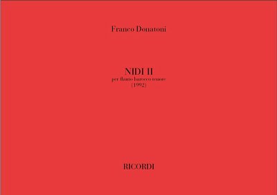 F. Donatoni: Nidi II (Part.)
