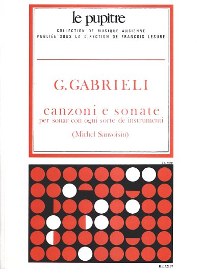 G. Gabrieli: Canzoni e Sonate pour divers Instruments