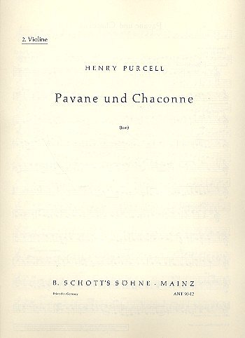 H. Purcell: Pavane und Chaconne