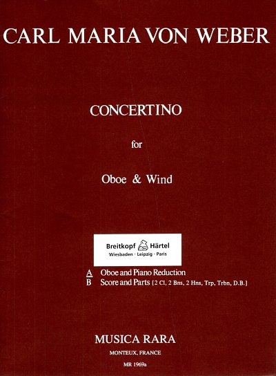 C.M. von Weber: Concertino C-Dur - Ob Bl