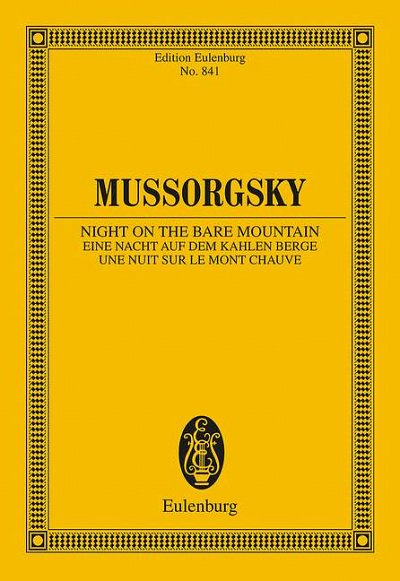 DL: M. Mussorgski: Eine Nacht auf dem kahlen Berge, Orch (St