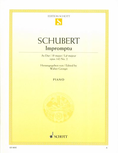 F. Schubert: Impromptu op. posth. 142 D 935/2 , Klav