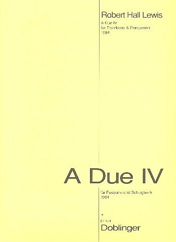 Hall Lewis R.: A Due IV (1984)
