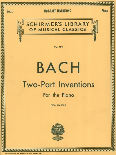 J.S. Bach: 15 Two-Part Inventions, Klav