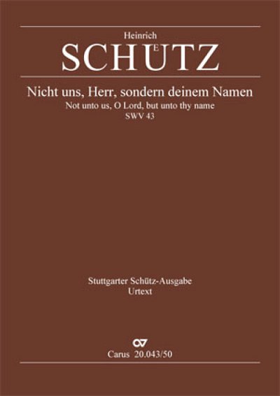 H. Schütz: Not unto us, O Lord, but unto thy name SWV 43