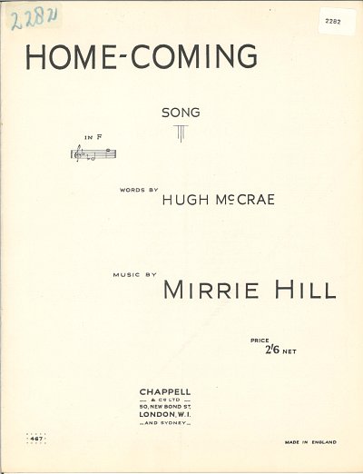 DL: M.H.H. McCrae: Home-Coming, GesKlav