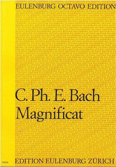 C.P.E. Bach: Magnificat, 4GesGchOrchO (Part.)