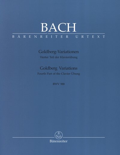 J.S. Bach: Goldberg-Variationen BWV 988, Klav/Cemb