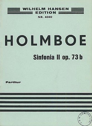 V. Holmboe: Sinfonia No.2 For Strings, Stro (Stp)
