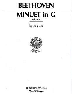 L. v. Beethoven: Minuet in G, Klav
