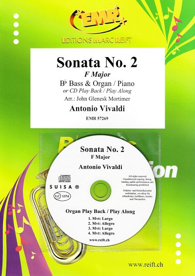 A. Vivaldi: Sonata No. 2, TbBKlv/Org (+CD)