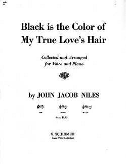 J.J. Niles: Black Is the Color of My True Love's Hair