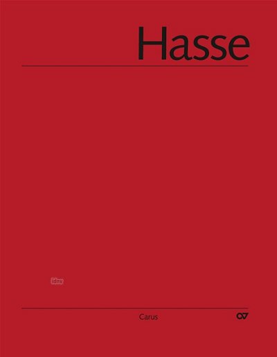 J.A. Hasse: Vesperpsalmen. Hasse-Werkausgabe IV/1