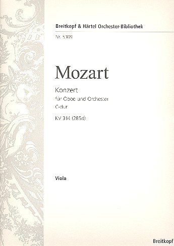 W.A. Mozart: Konzert für Oboe und Orchester C-, ObOrch (Vla)