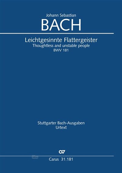DL: J.S. Bach: Leichtgesinnte Flattergeister BWV 181 (17 (Pa