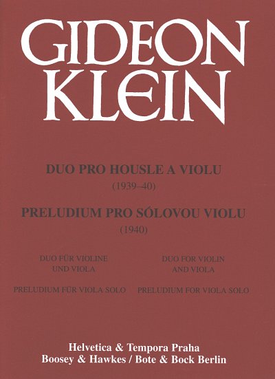 Klein Gideon: Duo (1939/1940)