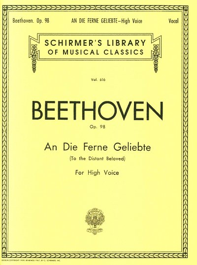 L. v. Beethoven: An Die Ferne Geliebte, GesHKlav