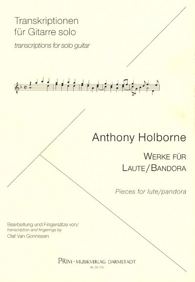 A. Holborne: Werke für Laute/Bandora, Git