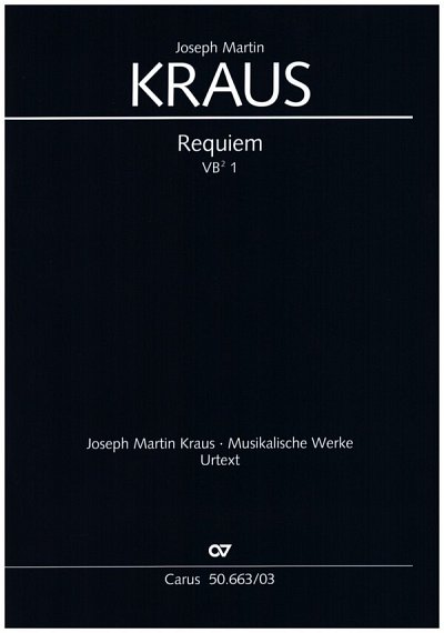 J.M. Kraus: Requiem VB² 1, 3GesGchOrchO (KA)