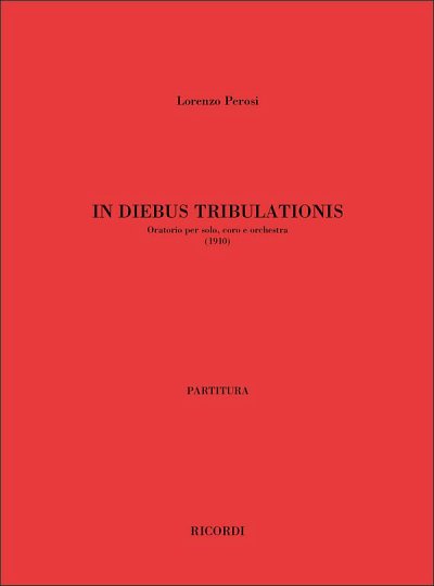 In Diebus Tribulationis, GsGchOrch (Part.)