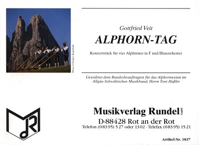 G. Veit: Alphorn-Tag, 4AlphBlaso (Dir+St)