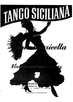 R. Lauricella: Tango siciliana, VlKlav (KlavpaSt)