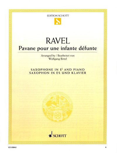 M. Ravel: Pavane pour une infante défunte , ASaxKlav