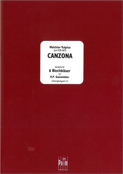 M. Vulpius: Canzona, Blech6 (Pa+St)
