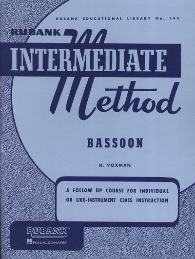 H. Voxman: Rubank Intermediate Method - Bassoon, Fag