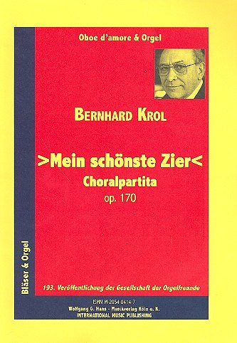 B. Krol: Mein Schoenste Zier Op 170 - Choralpartita Blaeser 