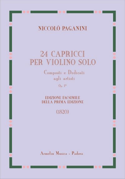 N. Paganini: 24 Capriccci