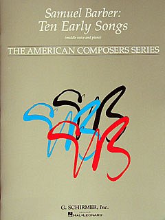 S. Barber: 10 Early Songs, GesMKlav