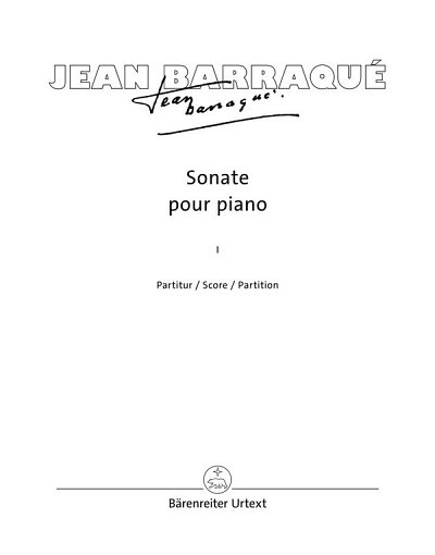 J. Barraqué: Sonate pour piano (1950-1952), Klav