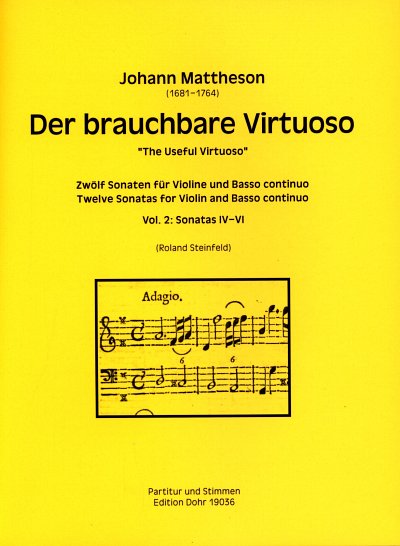 J. Mattheson: Der brauchbare Virtuoso, Volume 2 (Pa+St)