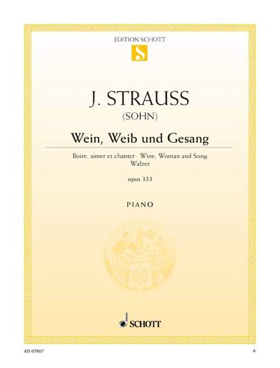 DL: J. Strauß (Sohn): Wein, Weib und Gesang, Klav