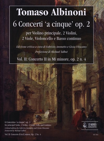 T. Albinoni: 6 Concerti 'a cinque' op. 2/4 , VlStrBc (Part.)