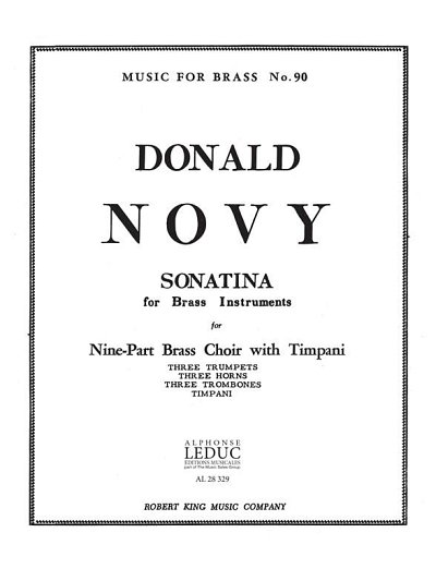D. Novy: Sonatina, 9BlechPk (Pa+St)