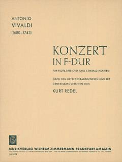 A. Vivaldi: Konzert F-Dur, FlStrBc (Part.)