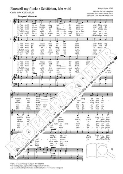 DL: J. Haydn: Farewell G-Dur Hob. XXXIc:16, 11 (1795) (Part.