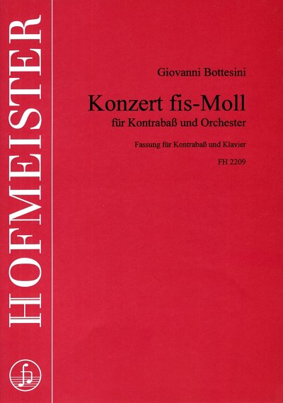 G. Bottesini: Konzert fis-Moll für Kontrabass und Or, KbKlav