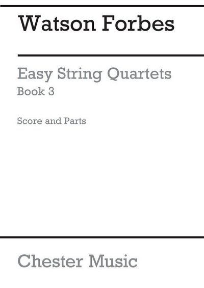 Easy String Quartets Book 3, 2VlVaVc (Pa+St)