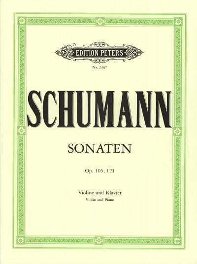 R. Schumann: Sonate op. 105 - Sonate op. , VlKlav (KlavpaSt)