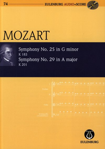 W.A. Mozart: Sinfonie 25 G-Moll Kv 183 + Sinfonie 29 A-Dur K
