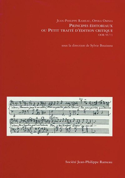 J.-P. Rameau: Principes éditoriaux ou Petit traité d'édition