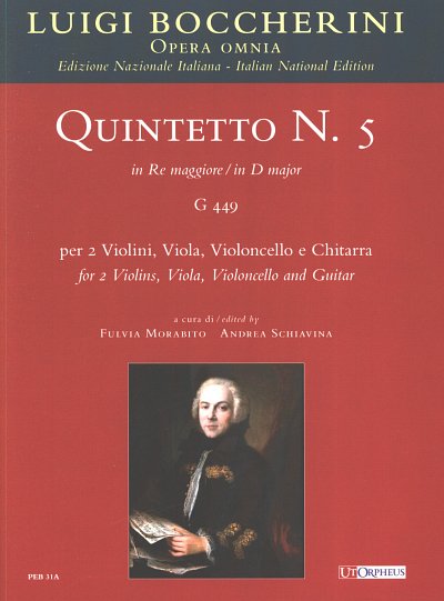 L. Boccherini: Quintet No.5 in D major G, 2VlVaVcGit (Dirpa)