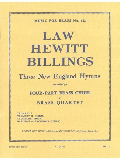 3 New England Hymns (Pa+St)